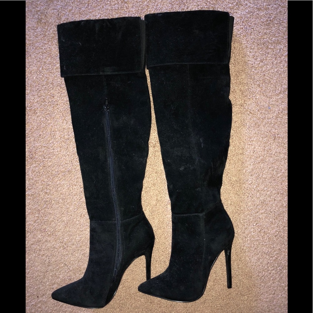 SEND AN OFFER Knee high heel boots